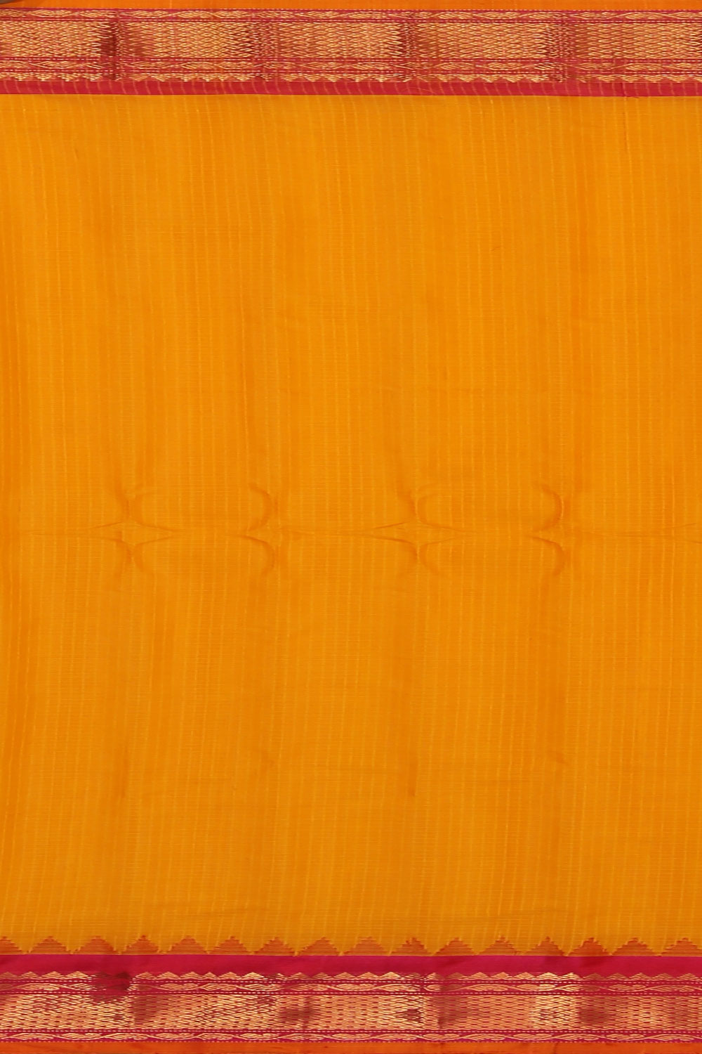 Image of Gadwal Yellow Saree